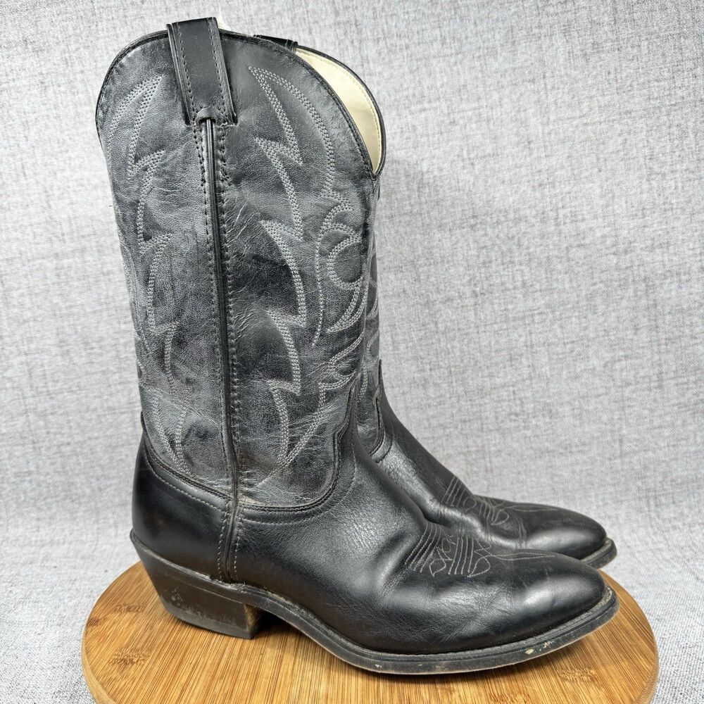 Vintage Laredo Western Boots Men's Size 8 EE Cowboy Leather